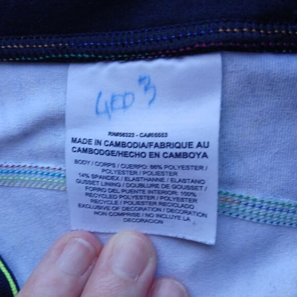 Nike Dri-Fit Running Leggings M SAMPLE multicolor hidden pockets drawstring - Picture 11 of 16